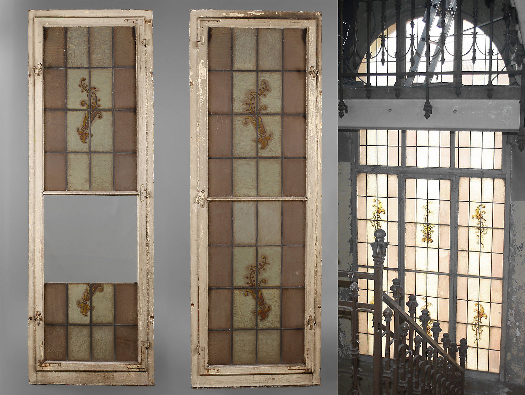 Großes Bleiglasfenster