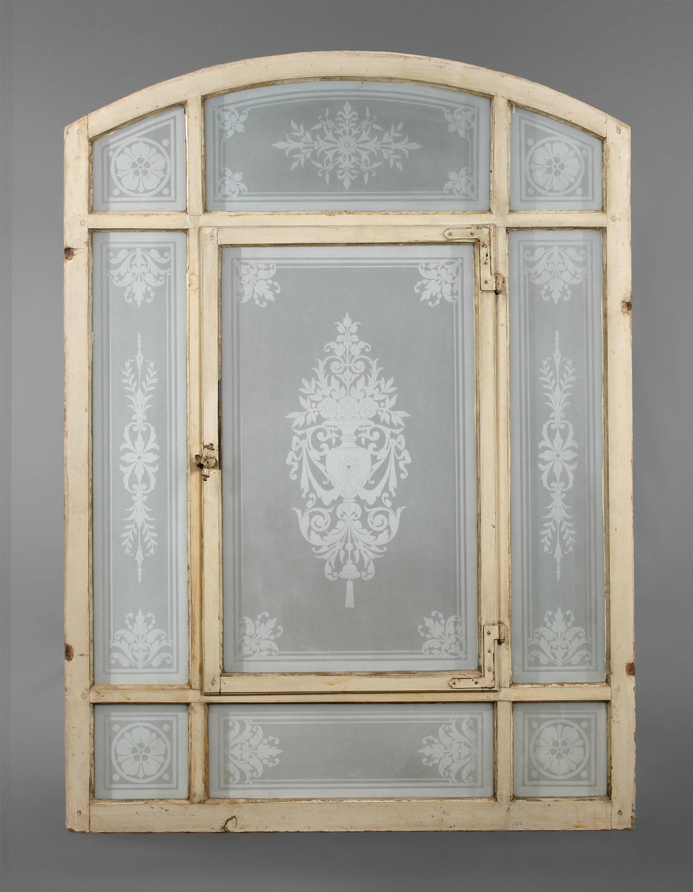 Fenster mit Ätzglas