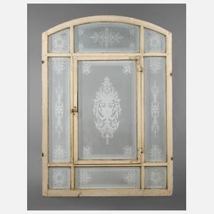 Fenster mit Ätzglas