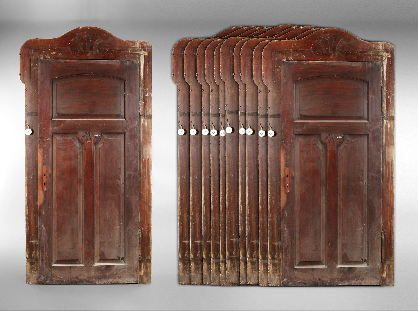 Konvolut Jugendstiltüren