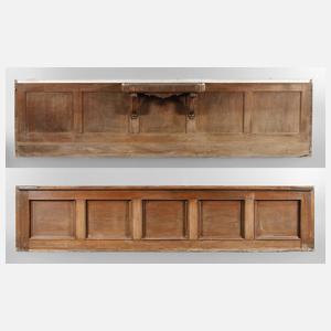 Zwei Wandvertäfelungen