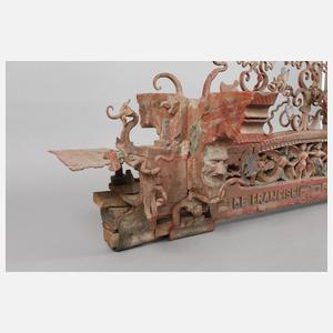 Achse eines sizilianischen Prunkwagens