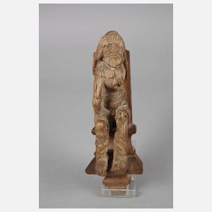 Drei gotische Schnitzereien