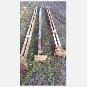 Drei Industriesäulen Eisen