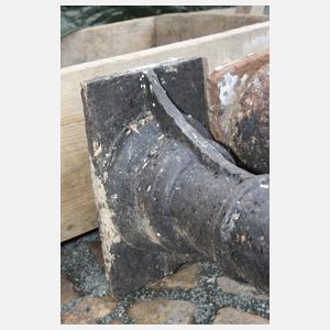 Paar Industriesäulen Gusseisen