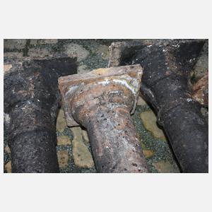 Paar Industriesäulen Gusseisen