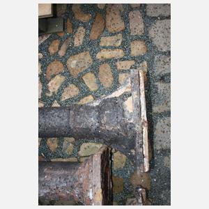 Paar Industriesäulen Gusseisen