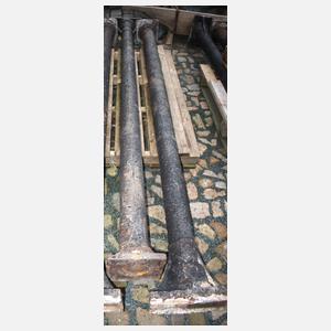 Paar Industriesäulen Gusseisen