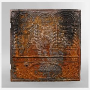 Ofenplatte Renaissance