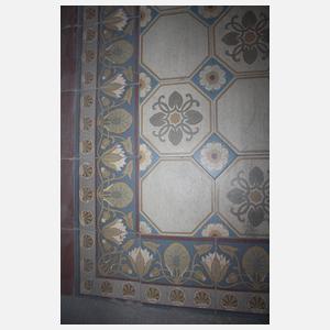 Fliesenboden Jugendstil