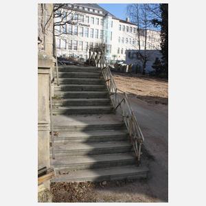 Herrschaftliche Treppenanlage Granit