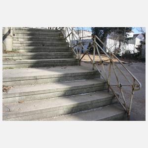 Herrschaftliche Treppenanlage Granit