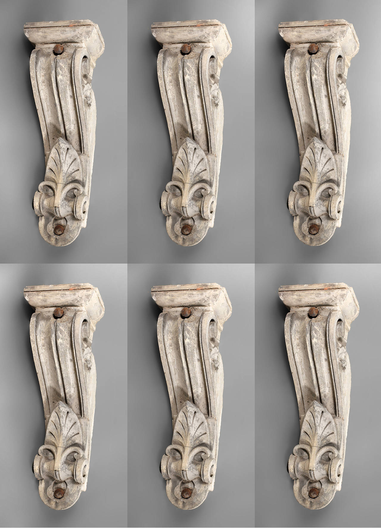 Sechs Fassadenelemente