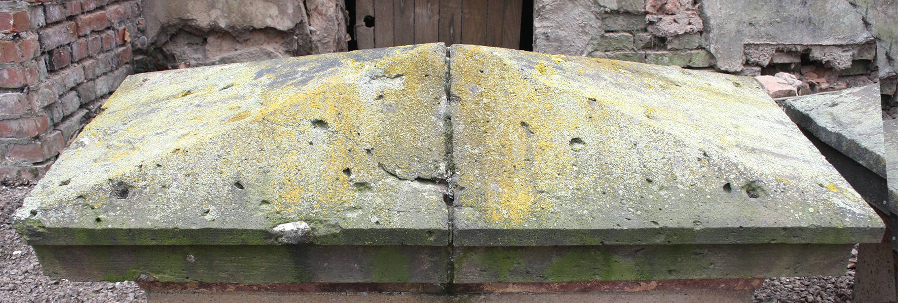 Paar Säulenabschlüsse