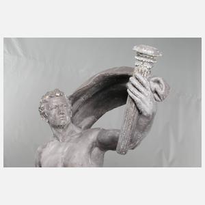 Lebensgroße Gartenfigur