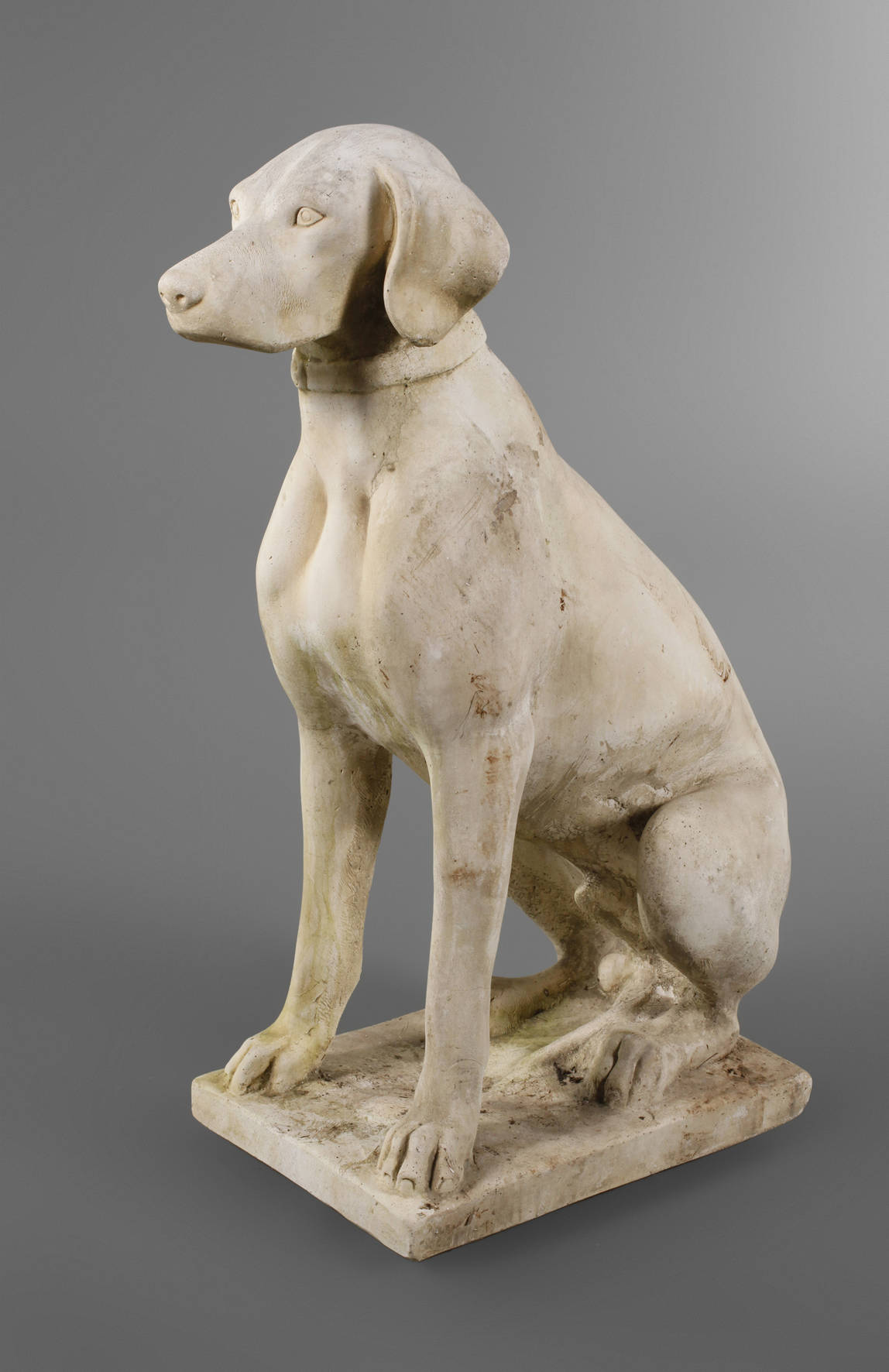 Gartenplastik Jagdhund