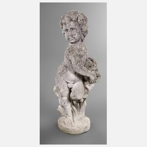 Gartenplastik Putto