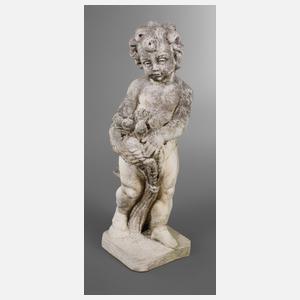 Gartenplastik Putto
