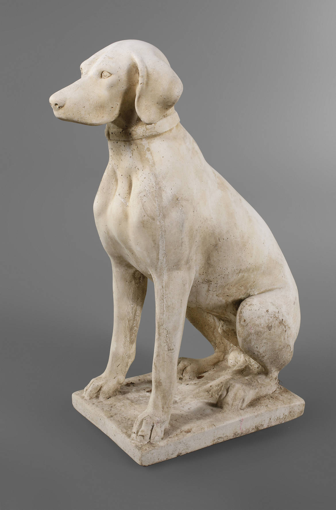 Gartenplastik Jagdhund