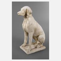 Gartenplastik Jagdhund111