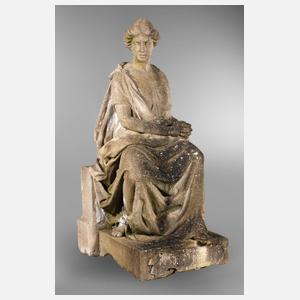 Lebensgroße Gartenfigur