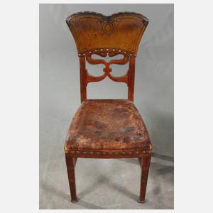 Sechs Stühle Jugendstil