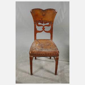 Sechs Stühle Jugendstil