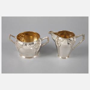 Silber Kernstück Jugendstil