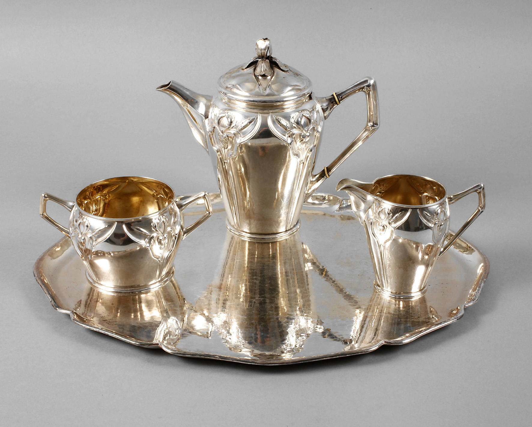 Silber Kernstück Jugendstil