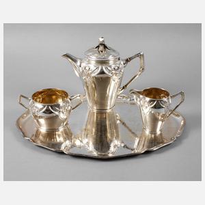 Silber Kernstück Jugendstil