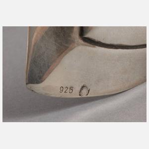 Silbertablett Jugendstil