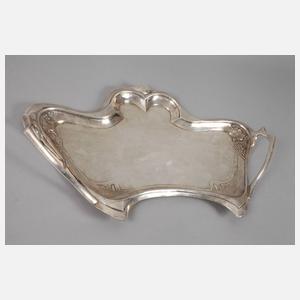 Silbertablett Jugendstil