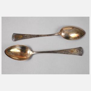 Zwölf Silberlöffel Jugendstil