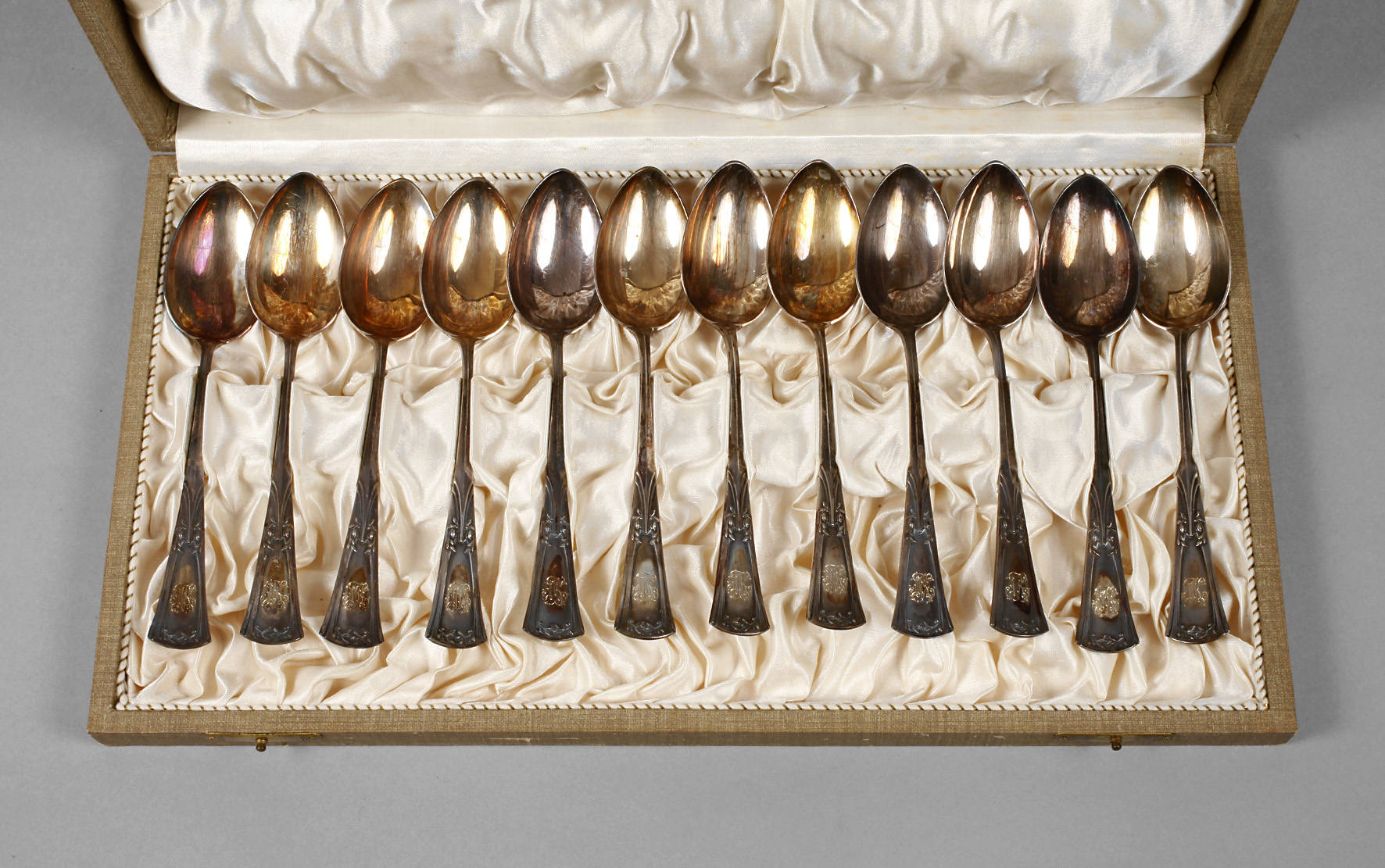 Zwölf Silberlöffel Jugendstil