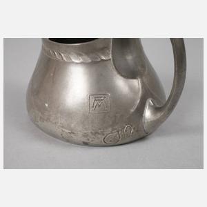 Albin Müller drei Teile Jugendstil