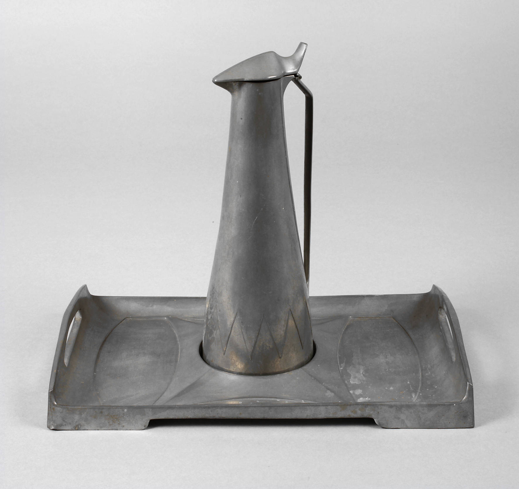 Albin Müller Tablett mit Likörflasche