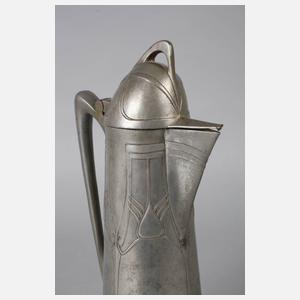 Hohe Jugendstilkanne Albin Müller