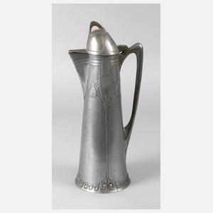 Hohe Jugendstilkanne Albin Müller