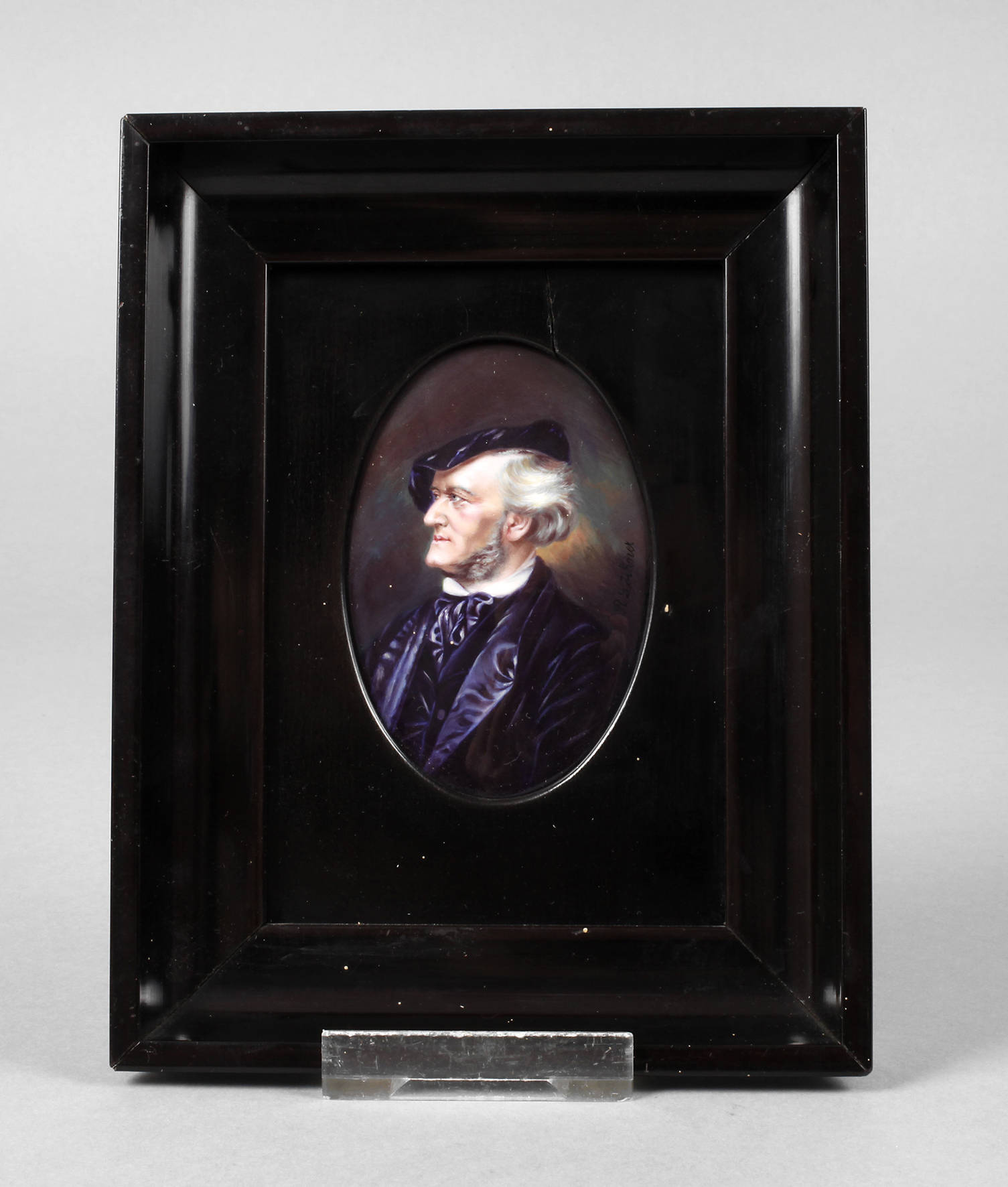 Emailbildplatte Richard Wagner