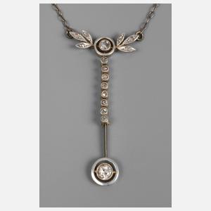 Zartes Diamantcollier