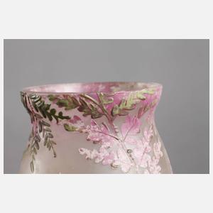 Ätzglasvase Jugendstil