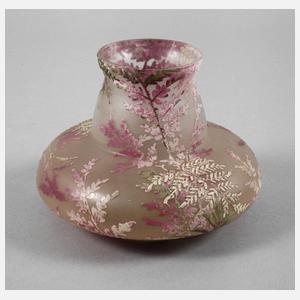 Ätzglasvase Jugendstil