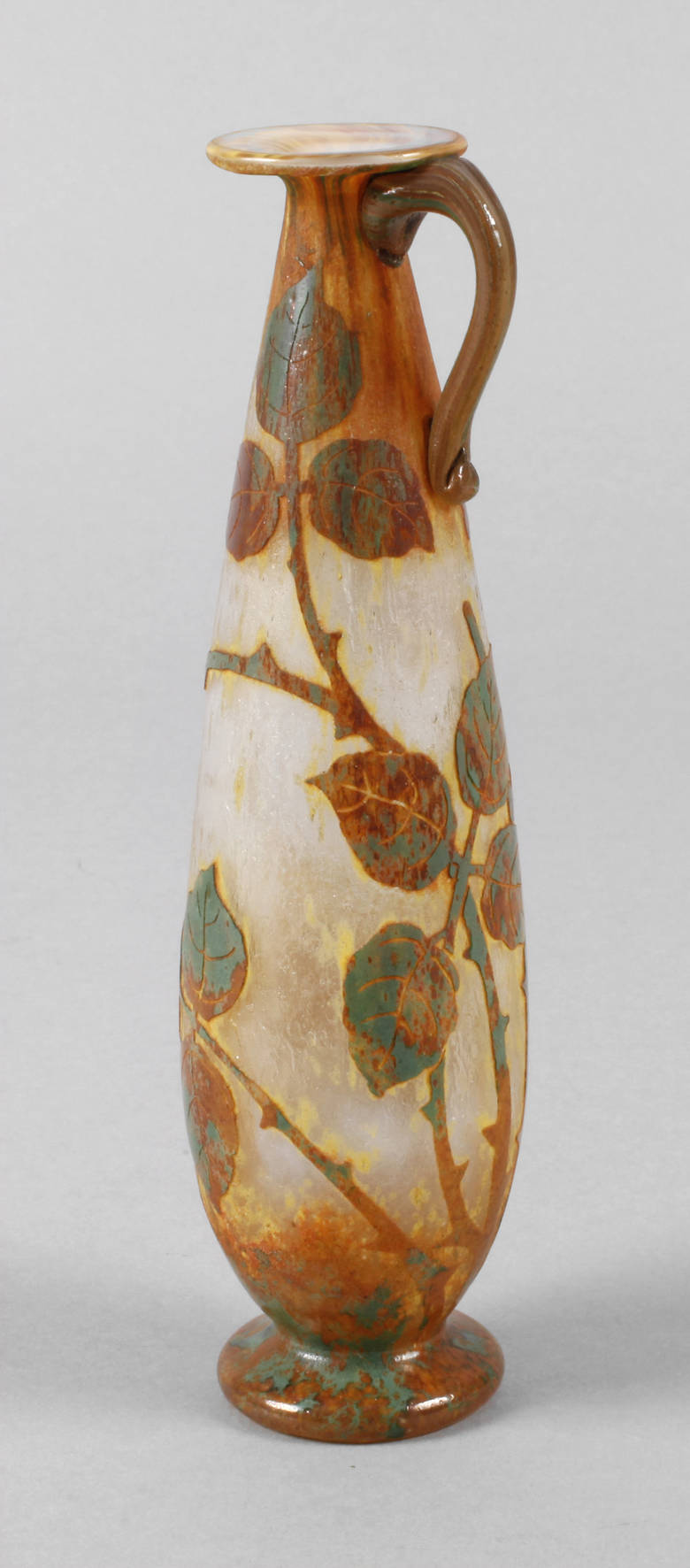 Daum Nancy Ätzglasvase Jugendstil