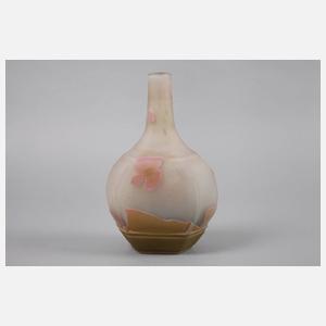 Emile Gallé Vase ”Hibiskusblüten”