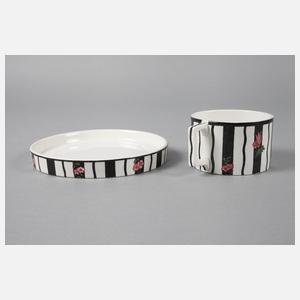 Ludwig Hohlwein Tasse mit Untertasse