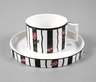Ludwig Hohlwein Tasse mit Untertasse