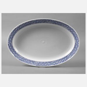 Meissen Platte ”Blaue Rispe”