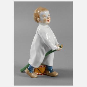 Meissen ”Kind, auf einem Stecken reitend”
