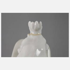 Meissen ”Ziegenbock auf Napf, klein”