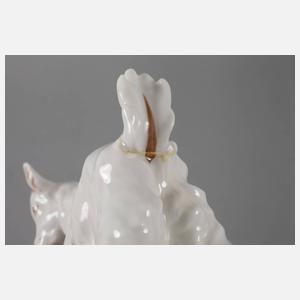 Meissen ”Ziegenbock auf Napf, klein”